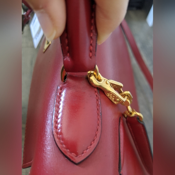 Hermes Rouge H Kelly 32, Sellier Box Leather - Picture 8 of 15